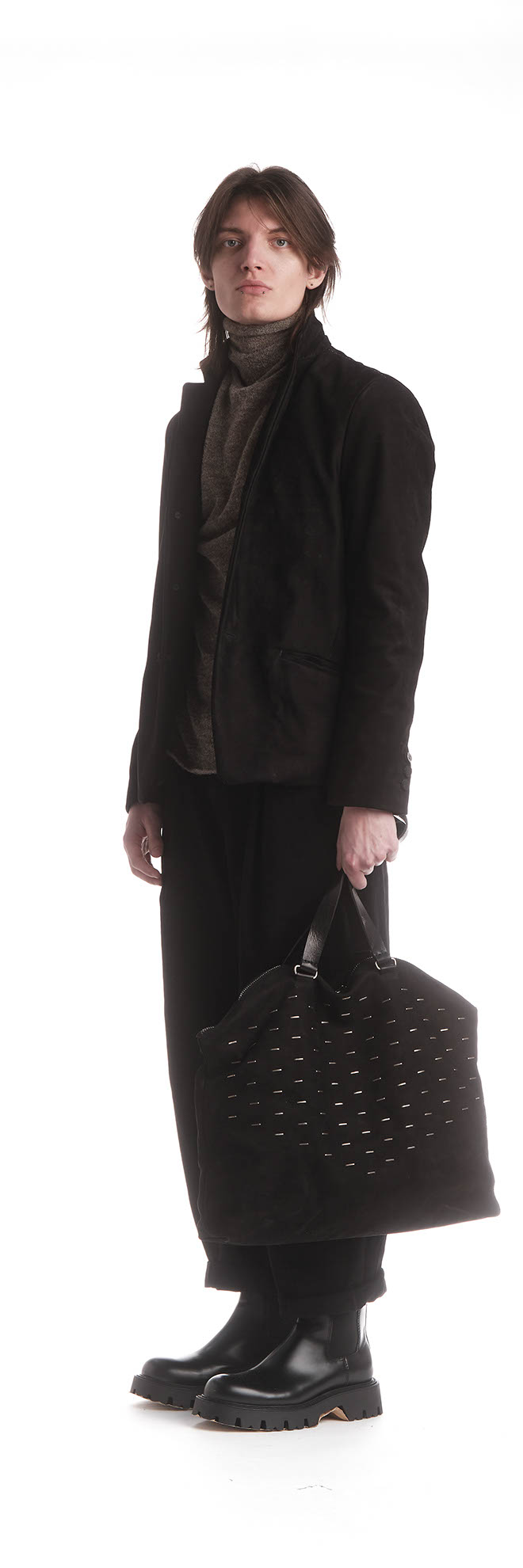 daniele basta leather and silver bags - WEARING